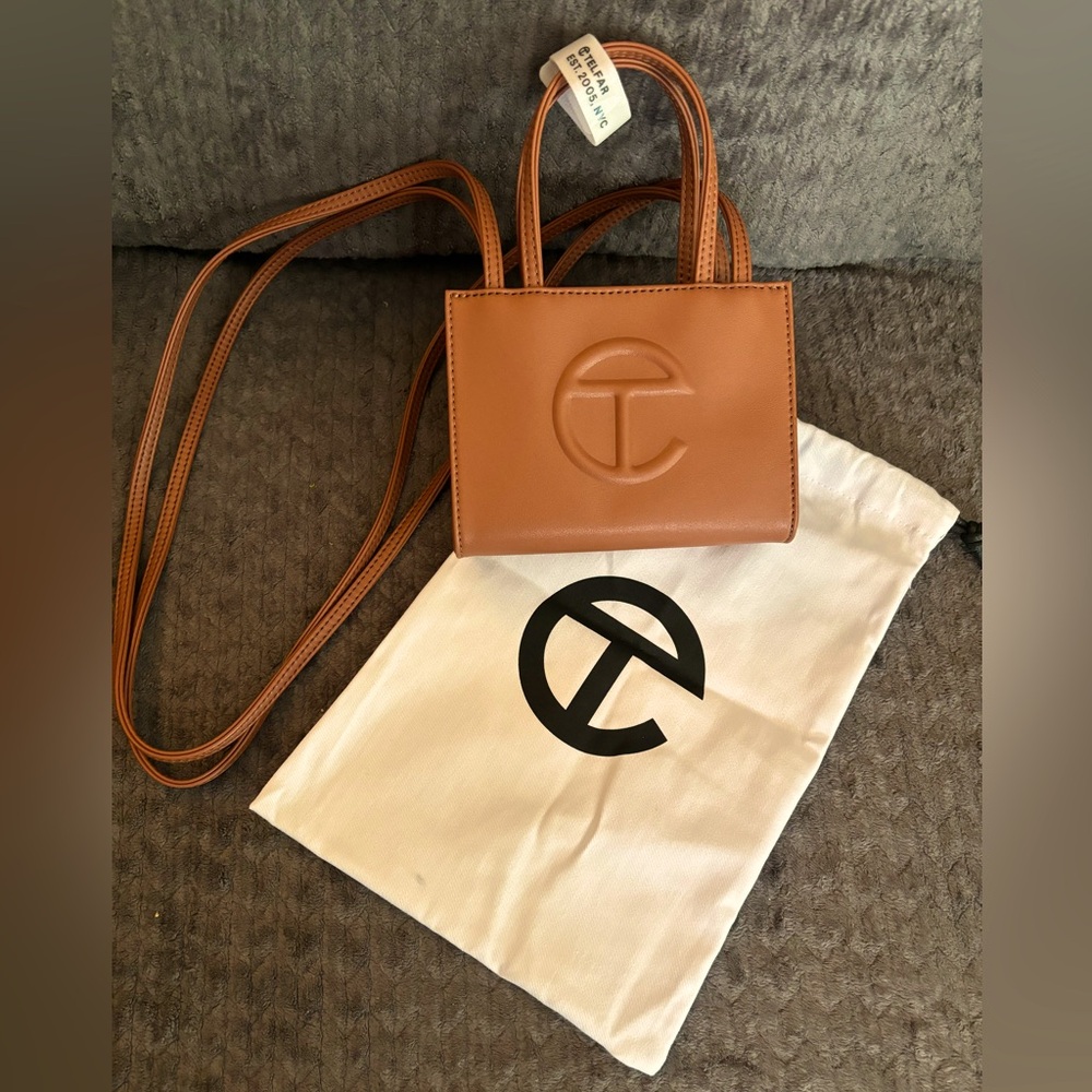 Telfar Small Tan Shopping Bag